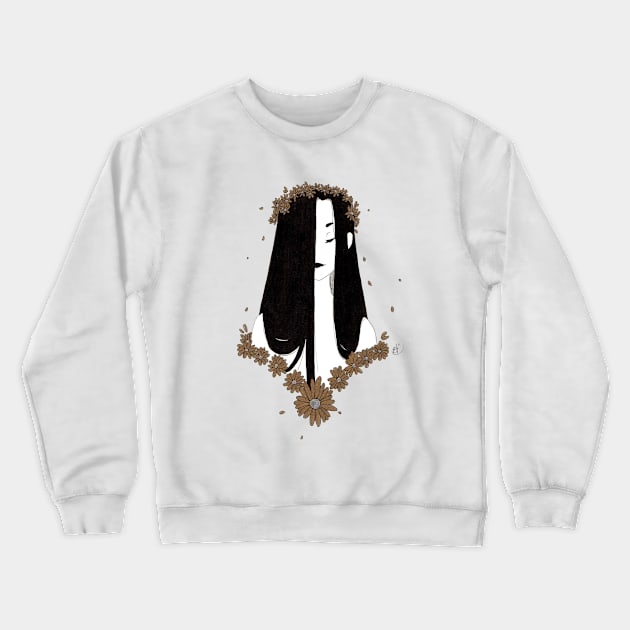 Daisies Crewneck Sweatshirt by Llythium